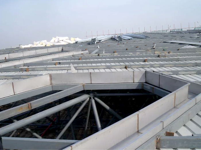 和平安吉县体育馆网架