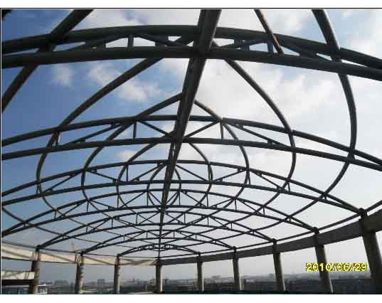 和平中煤朔州宾馆管桁架工程